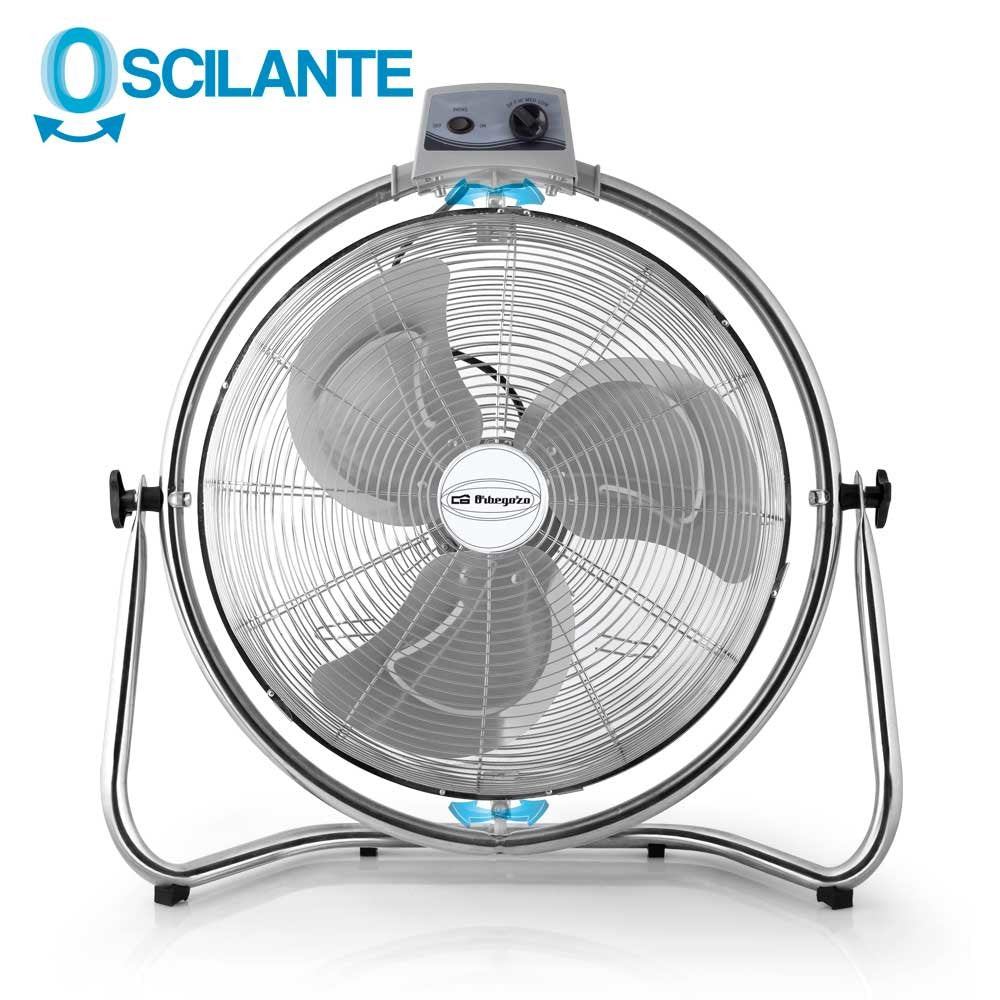 Ventilador De Suelo Orbegozo Pwo 1952 130w 3 Aspas 50cm 3 Velocidades