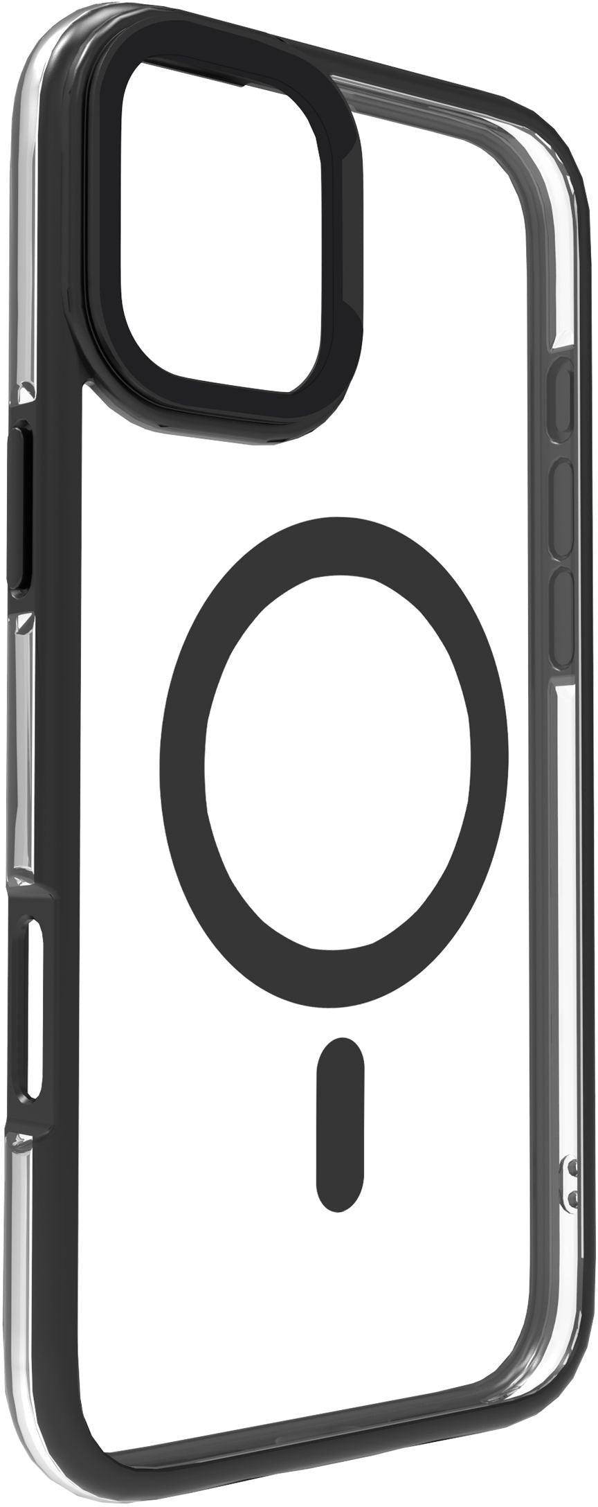 Infinite Helsinki Iphone 16  Black Magnetic Stand Cover.