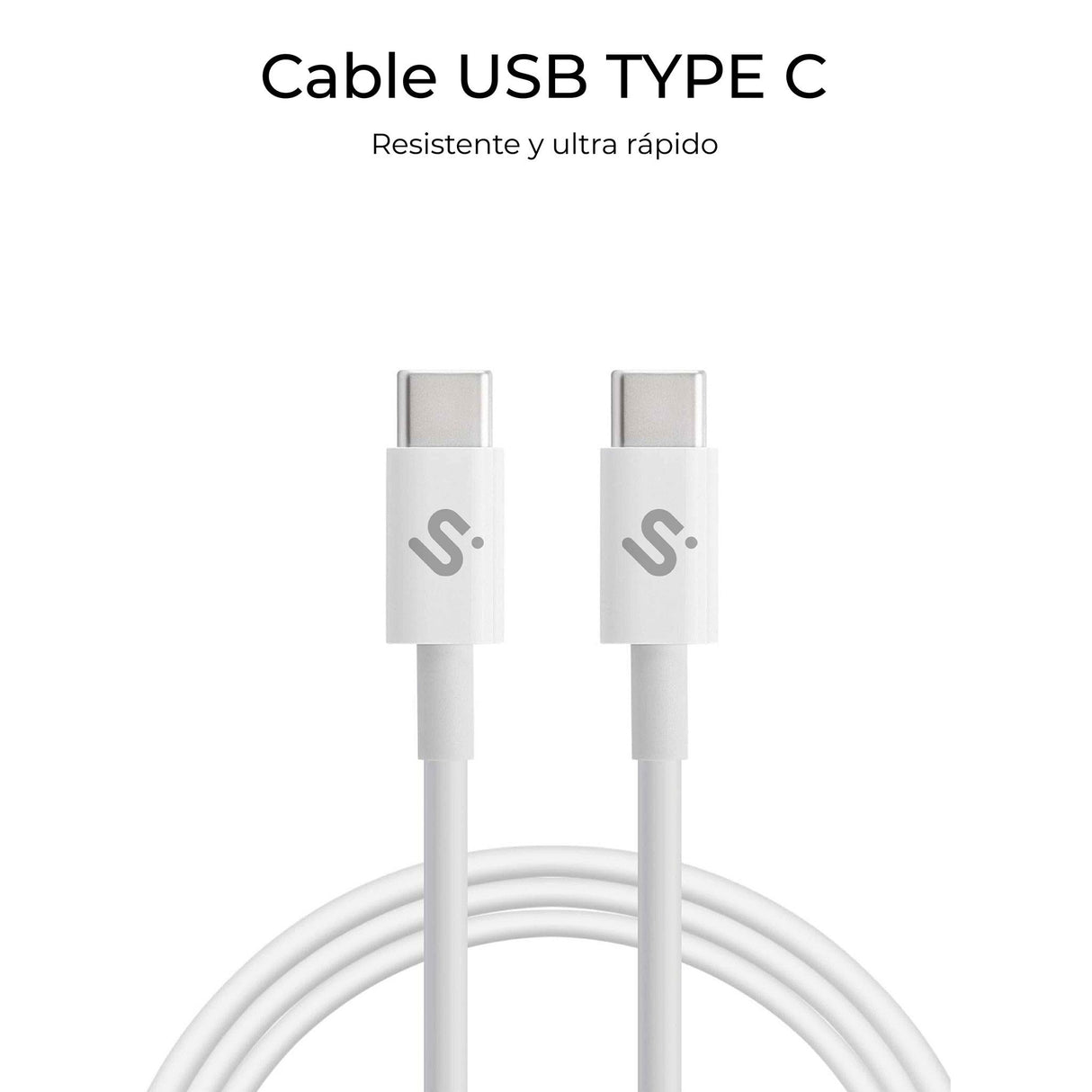 EAN 8436586743581 - SUBBLIM SUBCAB-C10002 cable USB USB 2.0 USB C Negro imagen 8