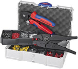 EAN 4003773046202 - Knipex 97 90 10 crimpadora Herramienta para prensar Negro, Azul, Rojo imagen 1
