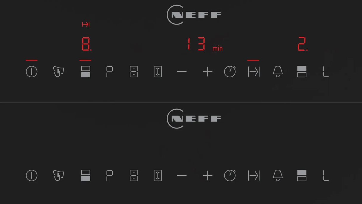 Neff T63tdx1l0 N 70, Placa De Cocción Independiente Negra/Acero Inoxidable, 30 Cm T63tdx1l0