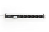 EAN 4016032456636 - Digitus DN-95417 unidad de distribución de energía (PDU) 6 salidas AC 0U/1U Negro, Plata imagen 5