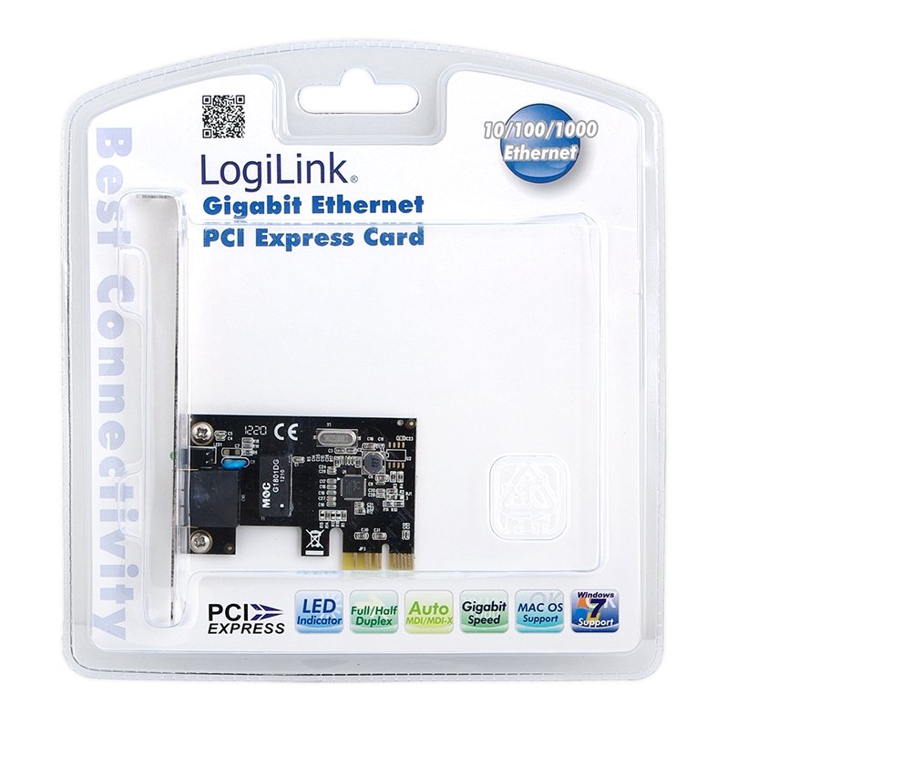 Logilink Tarjeta Pci Express Gigabit 10/100/1000mbs (Realtek) Pc0029a