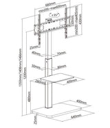 EAN 4015867230947 - Equip 650613 soporte para TV 190,5 cm (75") Negro imagen 14