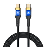 Iggual Cable Usb-C A Tipo C 3a 100 Cm Trenzado Led