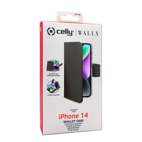 EAN 8021735196792 - Celly Wally funda para teléfono móvil 15,5 cm (6.1") Funda cartera Negro imagen 6
