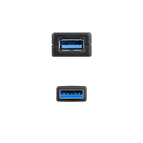 EAN 8433281008243 - Nanocable 10.01.0312 cable USB USB 3.2 Gen 1 (3.1 Gen 1) USB A 5 Gbit/s Negro imagen 2