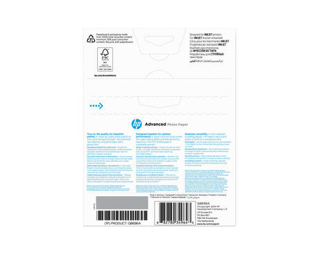 EAN 0882780349643 - HP Advanced Glossy Photo Paper-25 sht/13 x 18 cm borderless Brillo imagen 7