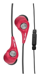 Auriculares Deportivos Elbe Au-107-Mic Con Micrófono Jack 3.5 Rojo Y Negro