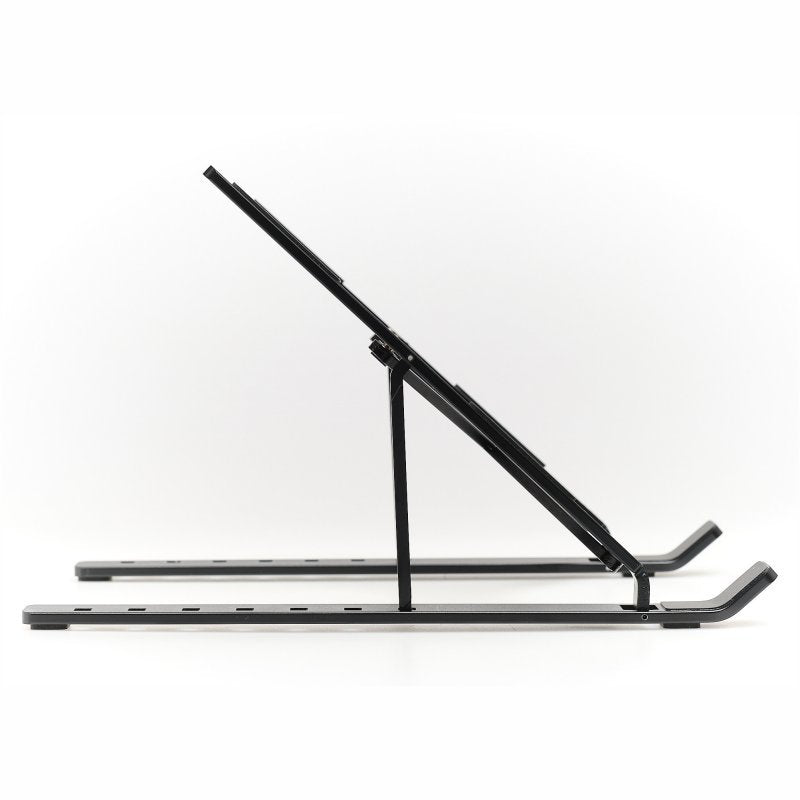 Iggual Soporte Portátil Plegable Aluminio Negro 17