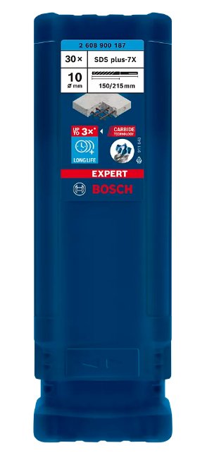 Bosch Expert Broca Sds-Plus-7x, Ø 10mm, 30 Piezas 2608900187