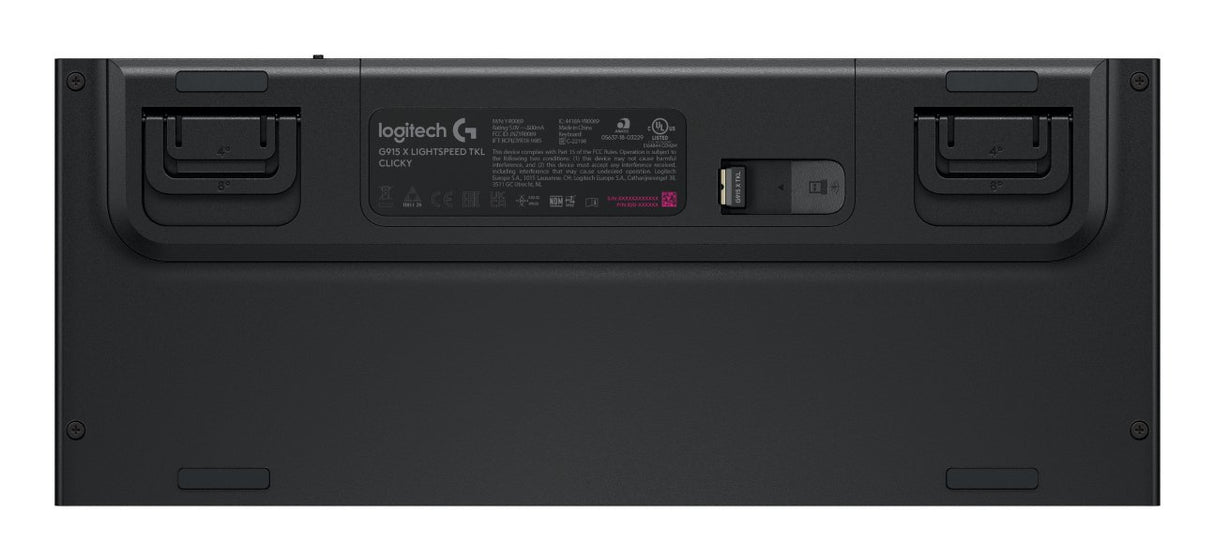 EAN 5099206121713 - Logitech G G915 X LIGHTSPEED teclado Juego USB + RF Wireless + Bluetooth QWERTY Nórdico Negro imagen 5