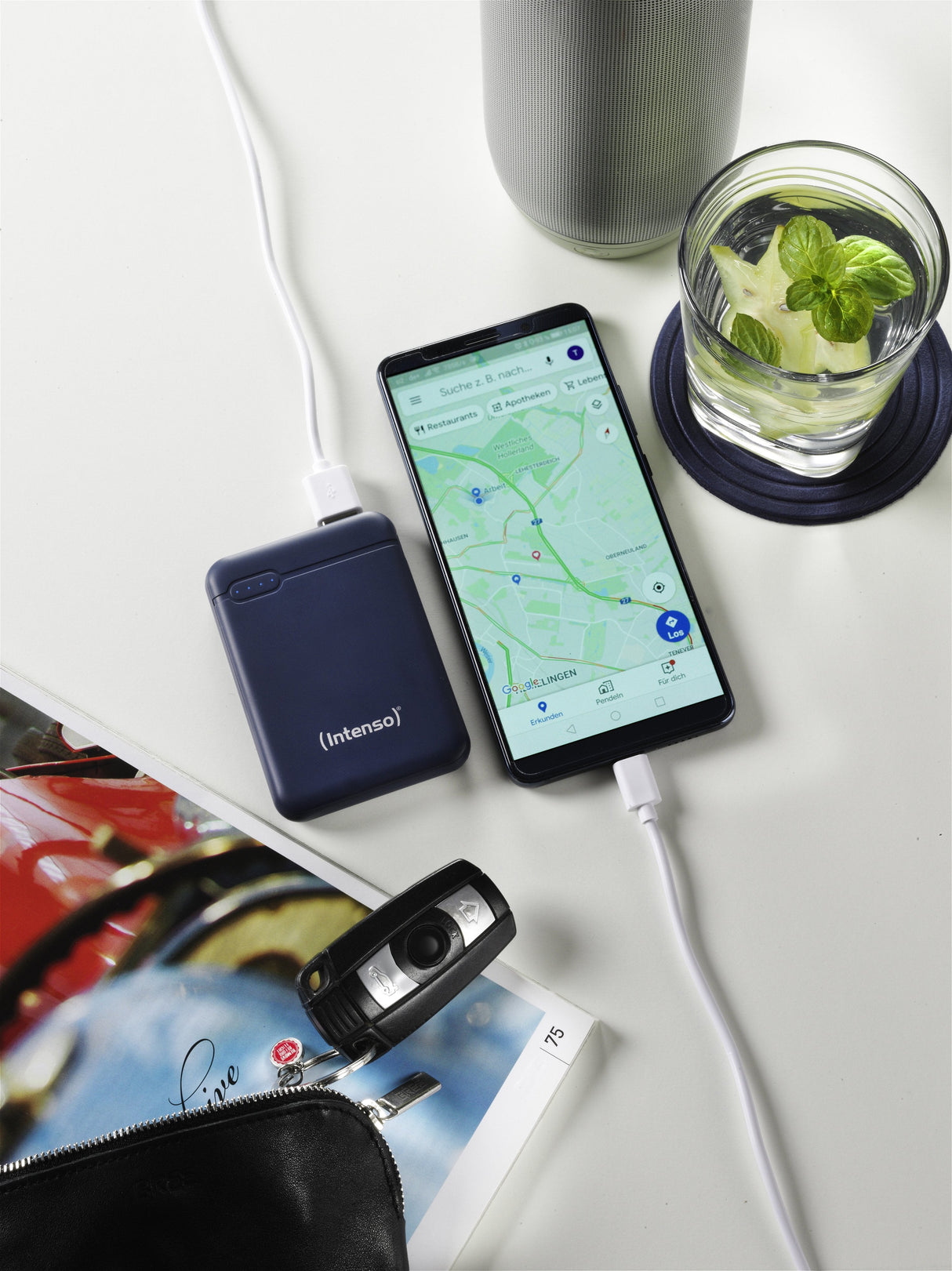 Intenso Powerbank Xs5000 Dk Blue 5000 Mah Inkl. Usb-A To Type-C