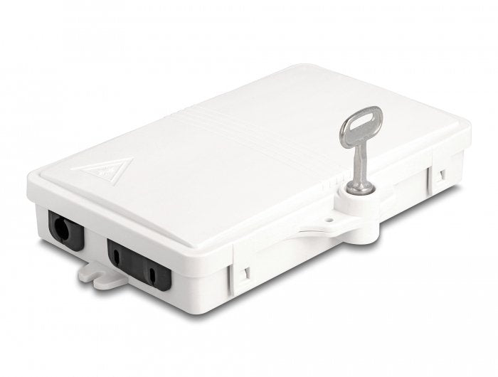 Lwl Verteilerbox Für Innen- Und Aussenbereich Ip65 Wasserfest Abschliessbar 2 Port Weiss