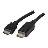 Cable  1m Negro Displayport 1.1 Macho A Hdmi Full Hd Macho