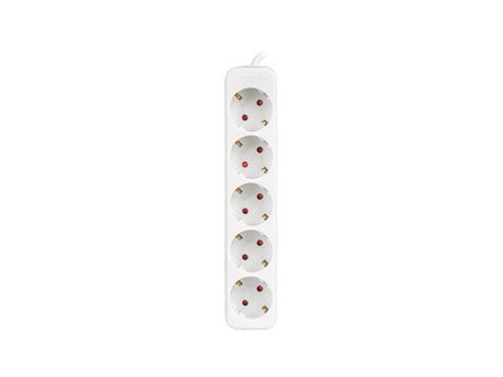 EAN 5901969429206 - Lanberg PS0-05F-0150-W base múltiple 1,5 m 5 salidas AC Interior Blanco imagen 1