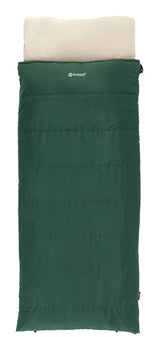 Outwell Contour Prime Sleeping Bag, Left Zipper, Green