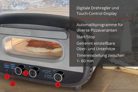 EAN 4011689688065 - Unold 68806 fabricante de pizza y hornos 1 Pizza(s) 1700 W Acero inoxidable imagen 3