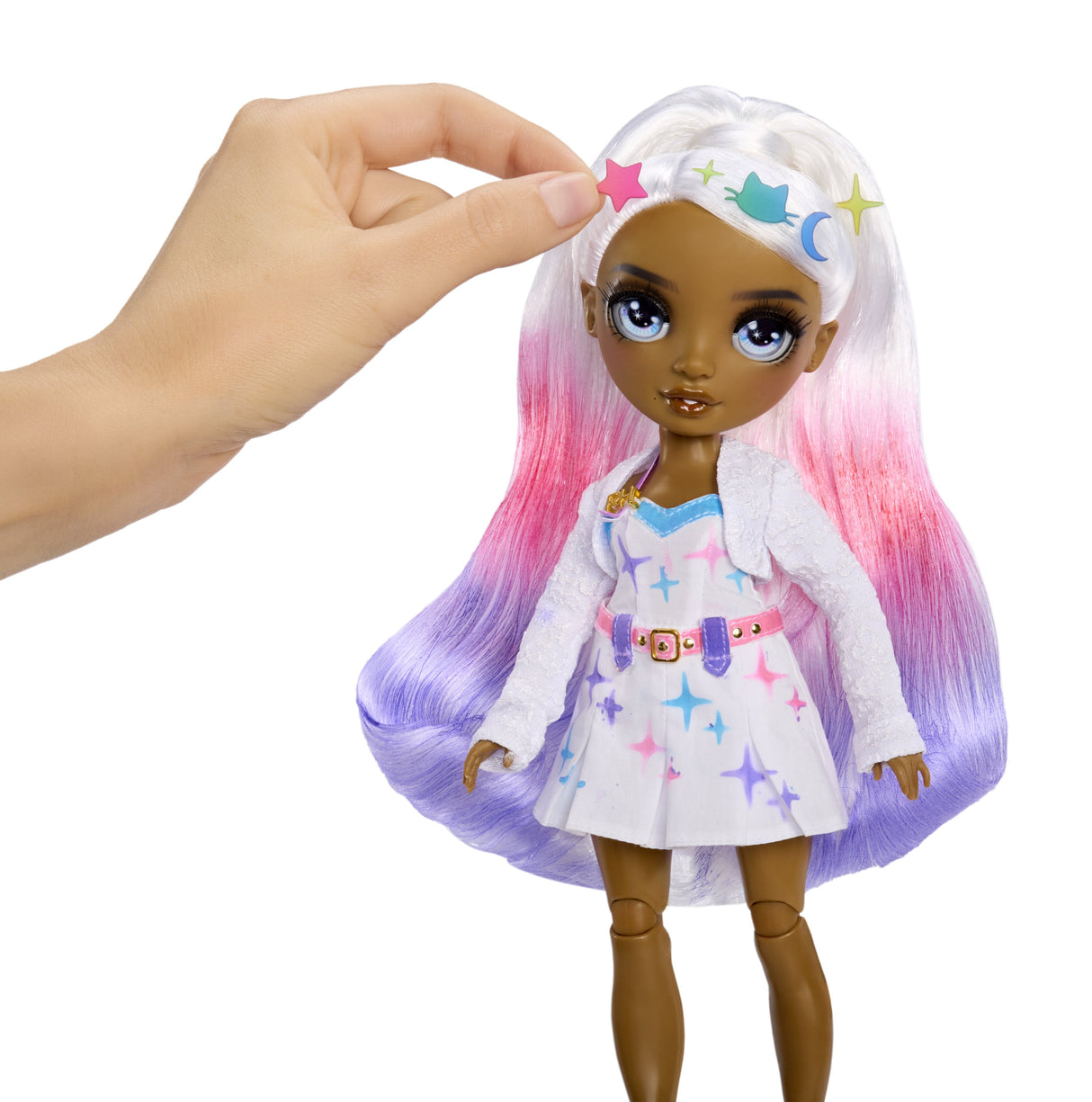 Lalka Rainbow High Air Brush, Grey Eyes