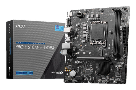 EAN 4711377002660 - MSI PRO H610M-E DDR4 placa base Intel H610 LGA 1700 micro ATX imagen 1