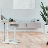 Leitz Ergo Active Mehhocker Con Komfortsitz Gris Claro