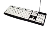 EAN 3521350020823 - Geemarc Telecom 3521350020823 teclado Universal USB QWERTY Negro, Blanco imagen 3