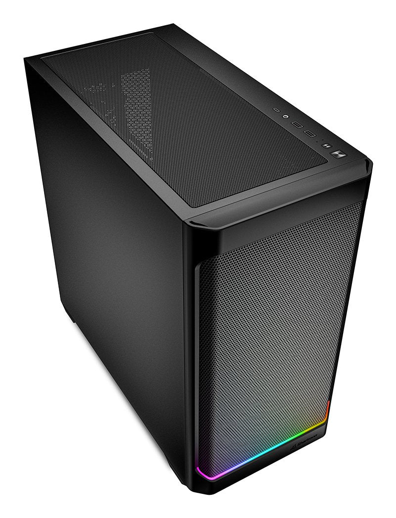 Caja Pc Sharkoon Mk4 Rgb Strip Negro 4044951041756