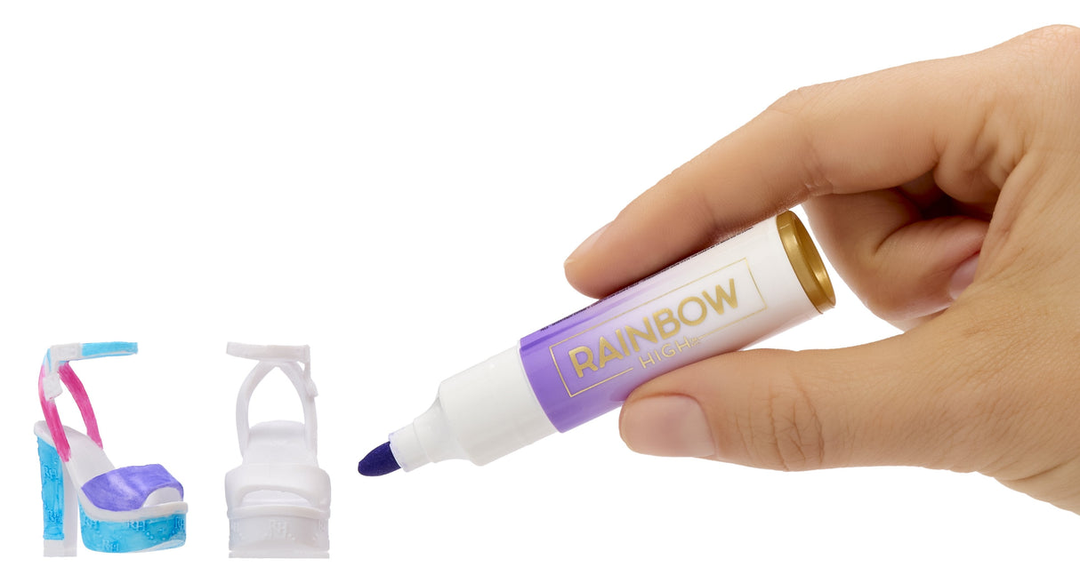 Lalka Rainbow High Air Brush, Grey Eyes