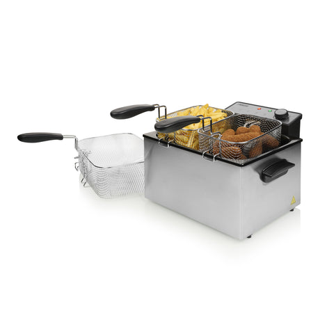 EAN 8713016085702 - Princess 185000 Doble 5 L Independiente 3270 W Negro, Acero inoxidable imagen 10