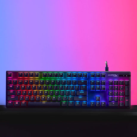 EAN 0196337969704 - HyperX Alloy Origins PBT HX Red Gaming Keyboard teclado Juego USB No Negro imagen 11