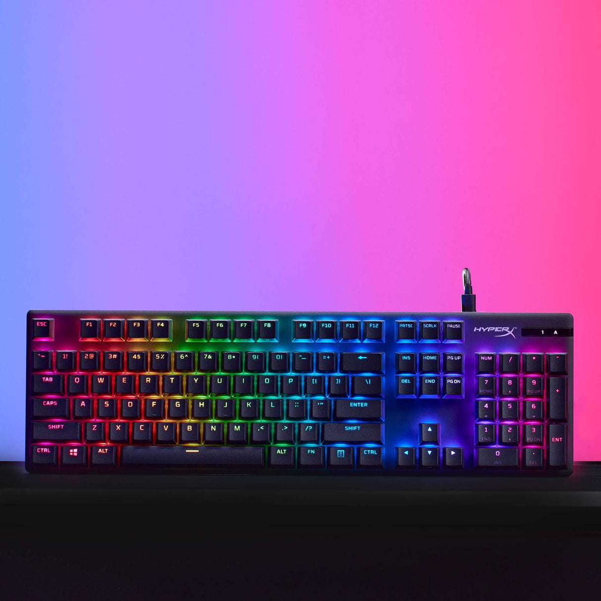 EAN 0196548062034 - HyperX Alloy Origins PBT HX Red Gaming Keyboard teclado Juego USB No Negro imagen 11