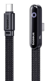 Baseus Type-C Mvp 3 Elbow-Shaped Fast Charging Data Cable 100w, 480mbps, 1m, Black (P10382500121-00)