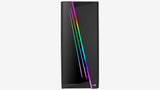Caja Semitorre Atx Aerocool Mirage V2 Rgb Con Panel De Cristal (Negro)