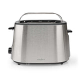 EAN 5412810336272 - Nedis KABT300EAL tostadora 7 2 rebanada(s) 1000 W Aluminio, Negro imagen 4