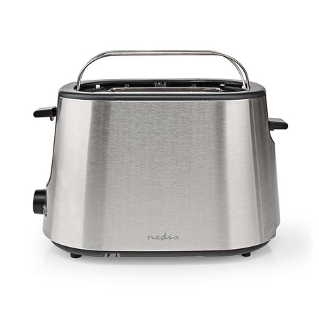 EAN 5412810336272 - Nedis KABT300EAL tostadora 7 2 rebanada(s) 1000 W Aluminio, Negro imagen 4