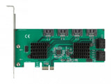 Tarjeta Delock Pci Express X1 Sata De 8 Puertos, Controlador