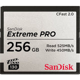 Sandisk Tarjeta Memoria 256gb Cfast 2.0 Extreme Pro 525 Mb/S