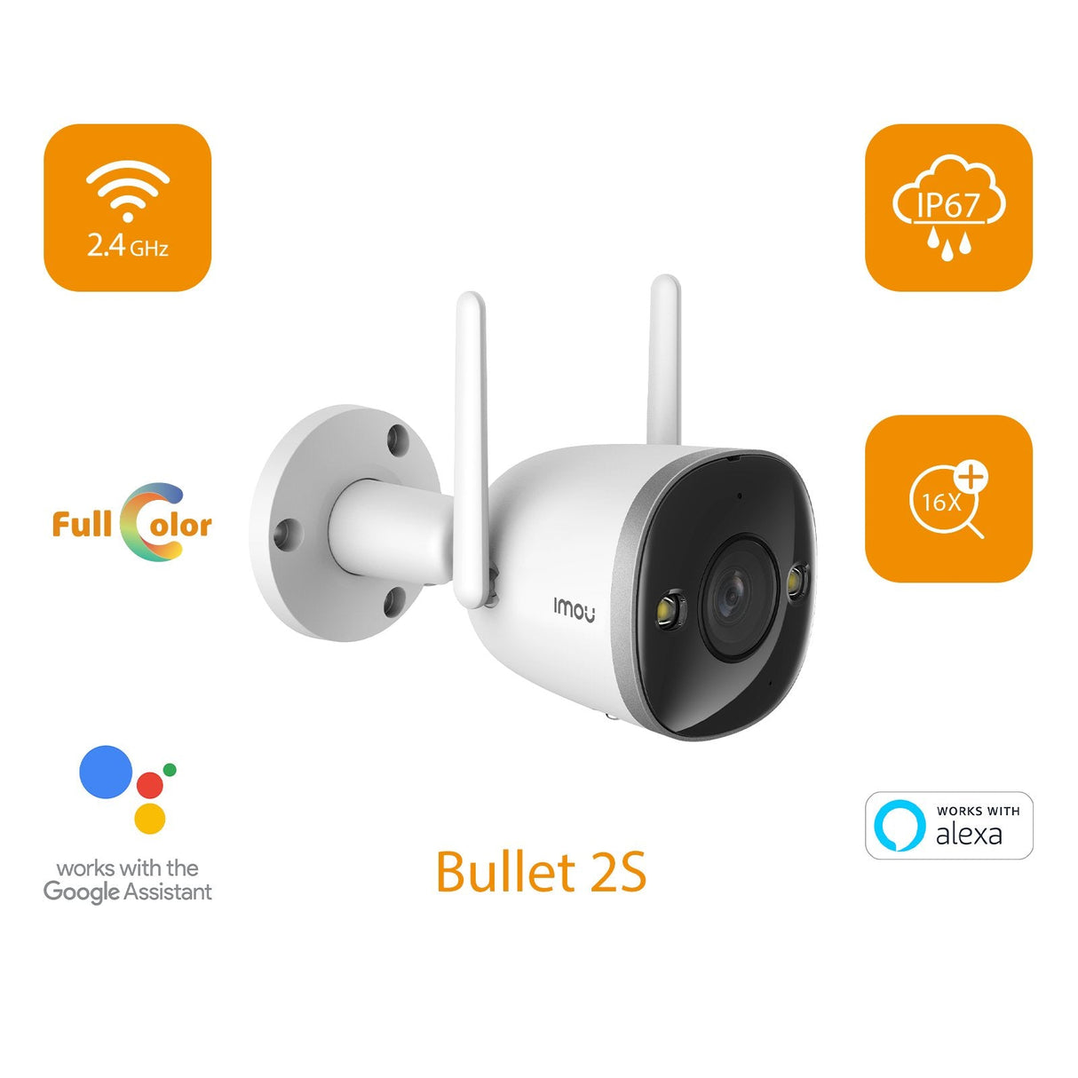 Camara Imou Ipcam Hllet 2s 2mp Wlan 1080p Ir 30m