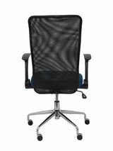 Silla Minaya Respaldo Malla Negro Asiento Bali Az