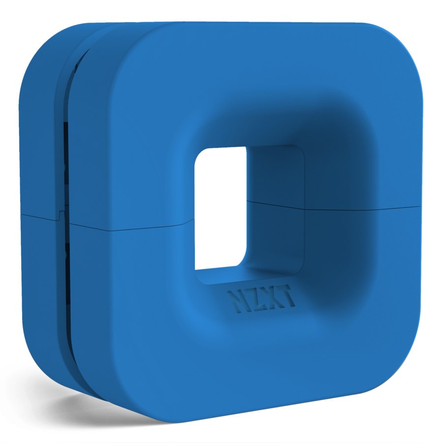 Nzxt Organizador Cables & Auriculares Puck. Con Iman. Azul Puck - 147g, Max 2kg