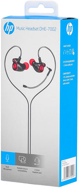 EAN 6972431710480 - HP DHE-7002 Auriculares Alámbrico Dentro de oído Llamadas/Música Negro imagen 2