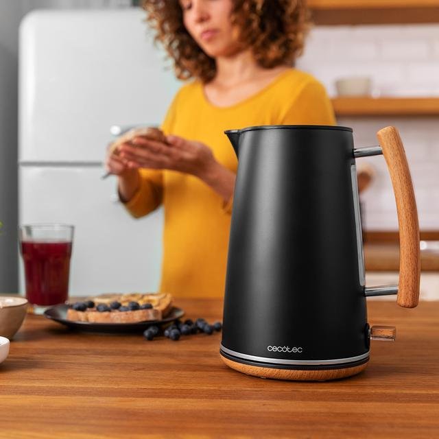 Cecotec Thermosense 400 Water Kettle, Black
