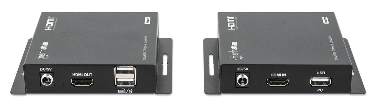 Manhattan 1080p Hdmi Kvm Over Ip Extender Set 1 Bis Zu 120m