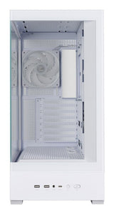 Caja Pc Zalman P40 Ds Atx 4 Xvent 120mm Argb 2xusb 3.0 Blanco S/N Fuente