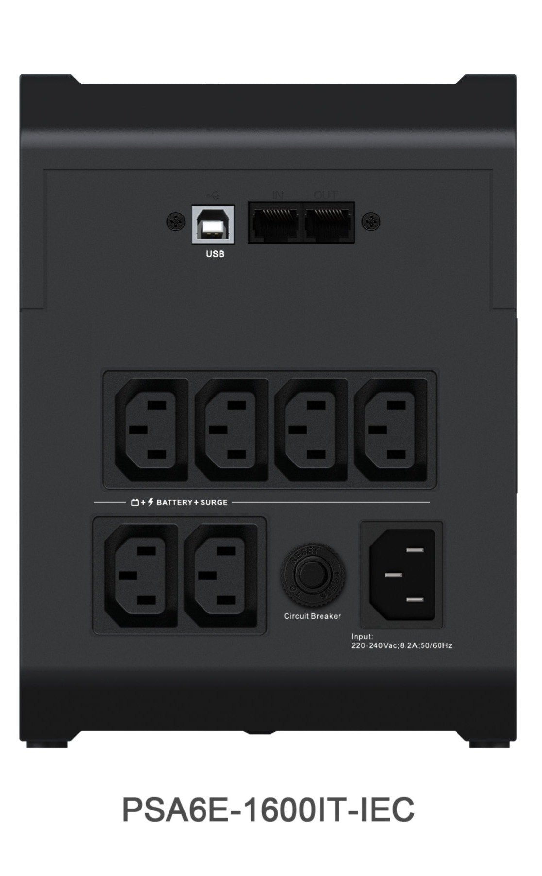 Vertiv Psa6e-1600it-Iec Sai (Ups) Línea Interactiva 1,6 Kva 925 W 6 Salidas Ac