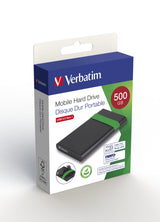 Disco Duro Externo Verbatim Certificado Et Reconditionné À Neuf - 500go (Negro)