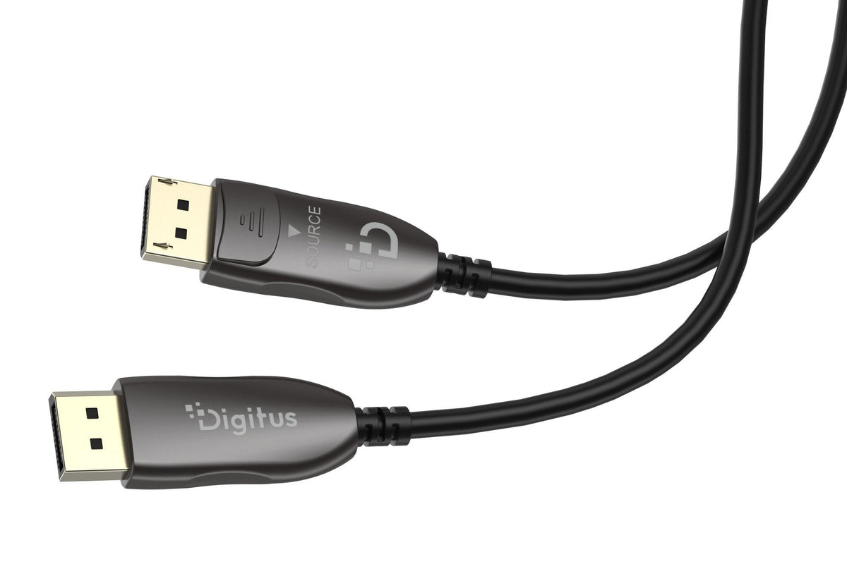Digitus Displayport Aoc Hybrid Cable De Fibra Óptica, Uhd 8k,90m
