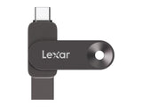 Memoria Usb-A/C 3.2 Lexar Jumpdrive Ssdual Drive D500 - 128go (Negro)