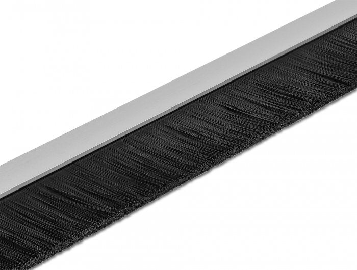 Delock 66651 Cepillo De 40 Mm Con Contorno De Aluminio Recto - 1 M De Largo
