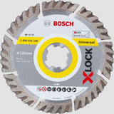 Disco De Corte Diamantado Bosch X-Lock Estándar Para Universal, Ø 125 Mm (Diámetro 22,23 Mm) 2608615166